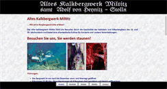 Desktop Screenshot of kalkbergwerk.de